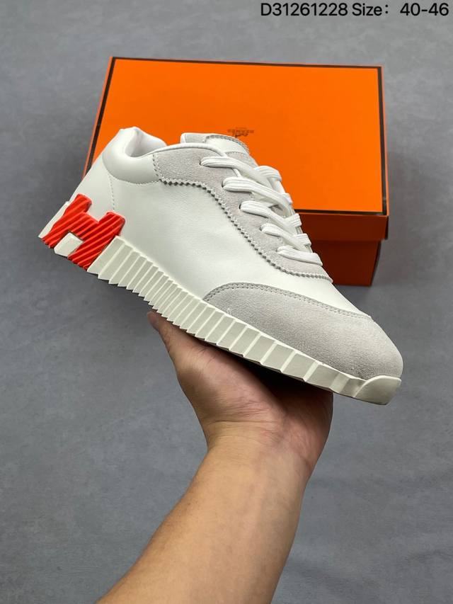 Hermes Hermes sneakers for stylish men, exuding vitality, lightness, and freedo