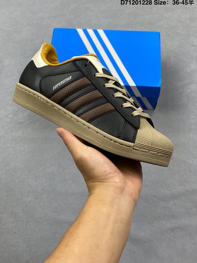 Adidas Originals Superstar Shell Toe Series Adidas Originals Low-Top Classic Ver