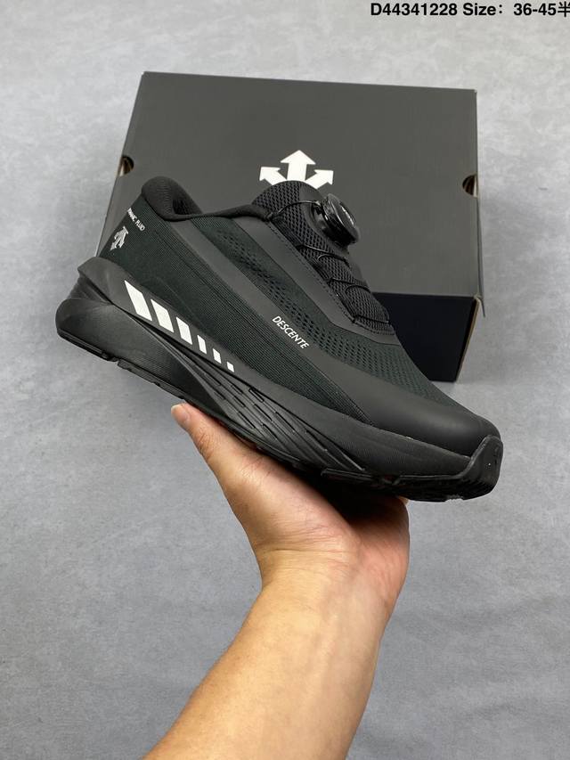 Descente Enerzite Lavitate 3.0 Knit Fashionable Non-Slip Low-Top Running Shoes F