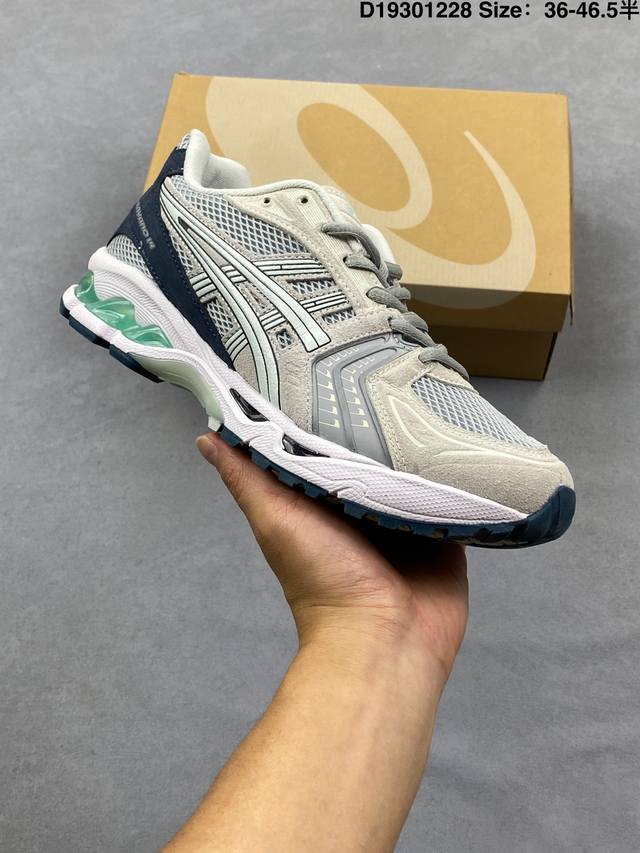 Factory-grade Asics Gel-Kayano 14 outdoor trail running shoes with breathable m