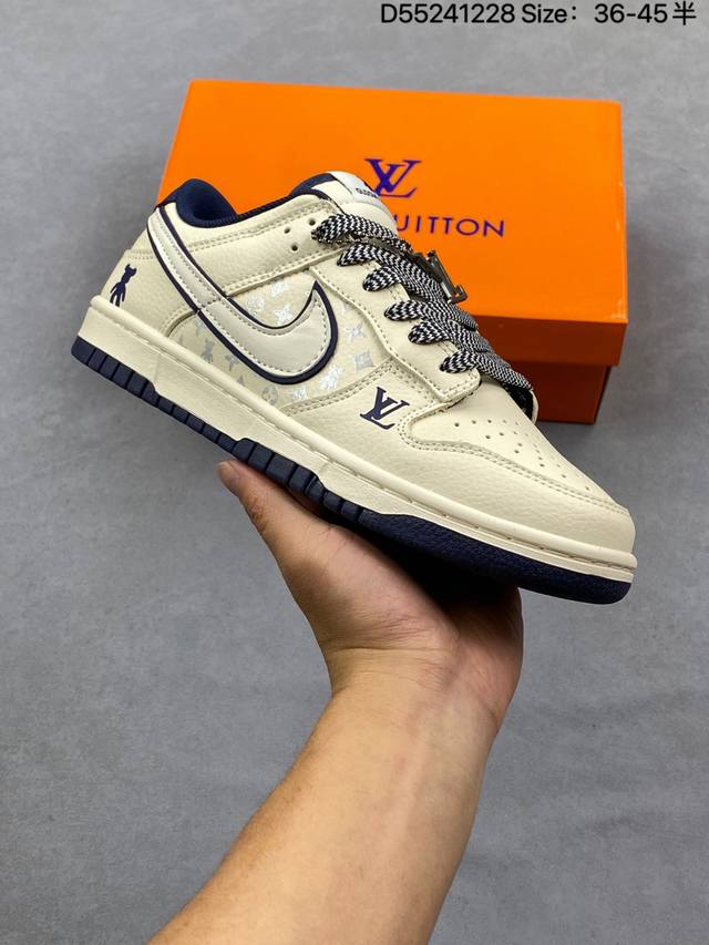 Nike Air Force 1 Low Collaboration Low-Top Sports and Casual Sneakers. Made wit