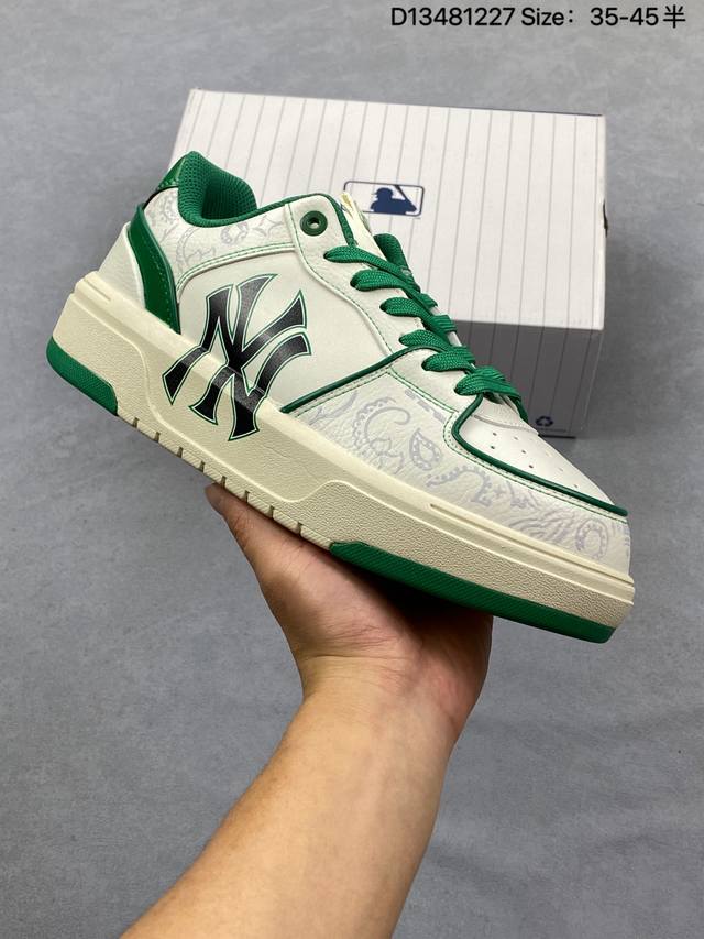 Company Grade Mlb Ny Printed Popular Dad Shoes Graffiti Prank 6cm Height Increa