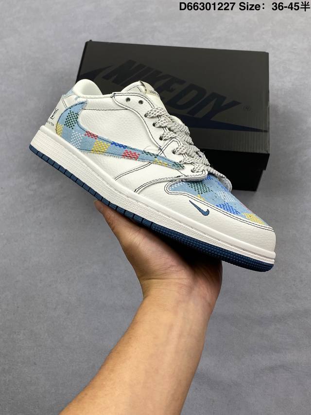 Travis Scott X Fragment Design X Air Jordan 1 Low Og Sp AJ1 Jordan 1 Off Collabo