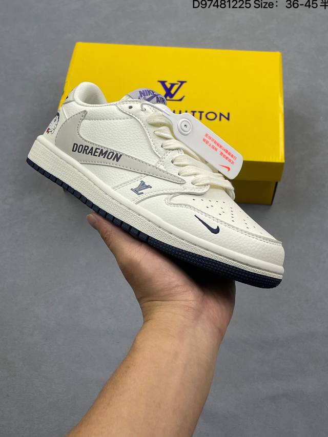 Factory Grade Nike Air Jordan 1 X Travis Scott AJ1 Reverse Swoosh Jordan 1 'DIY