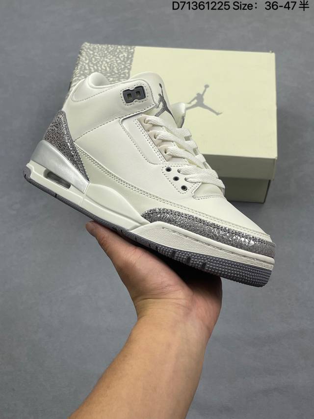Factory Grade Air Jordan 3 Retro Michael Jordan AJ3 Mid-Top Retro Casual Sports