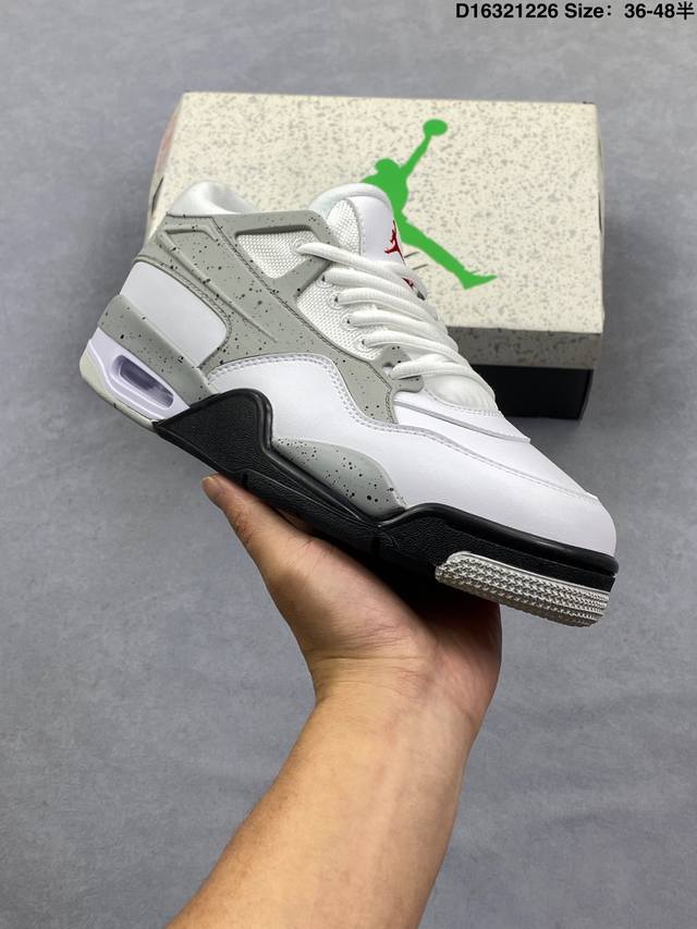 Authentic Nike Air Jordan 4 RM Nike Anti-slip Low-top Retro Basketball Shoes Pro