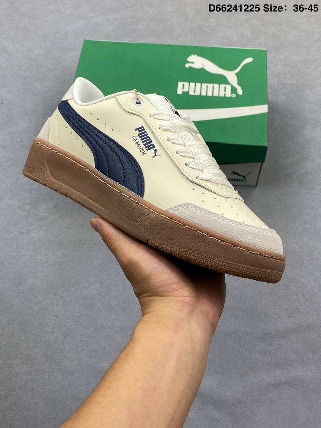 Puma Ca Match Court Casual Classic Simple Retro Low-Top Sneakers Item No.: 3086