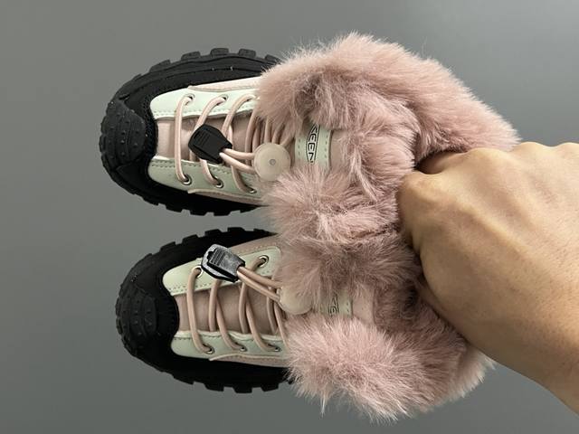 Double Twelve Special Offer Fleece-lined Keen High-top Elastic Buckle Children's