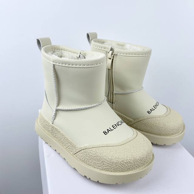 Balenciaga snow boots with zipper for children! Balenciaga winter new style fas