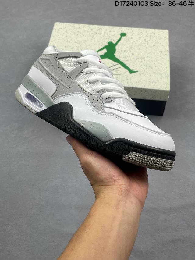 Company Grade: Nike Air Jordan 4 RM Anti-slip Low-top Retro Basketball Shoes DDD