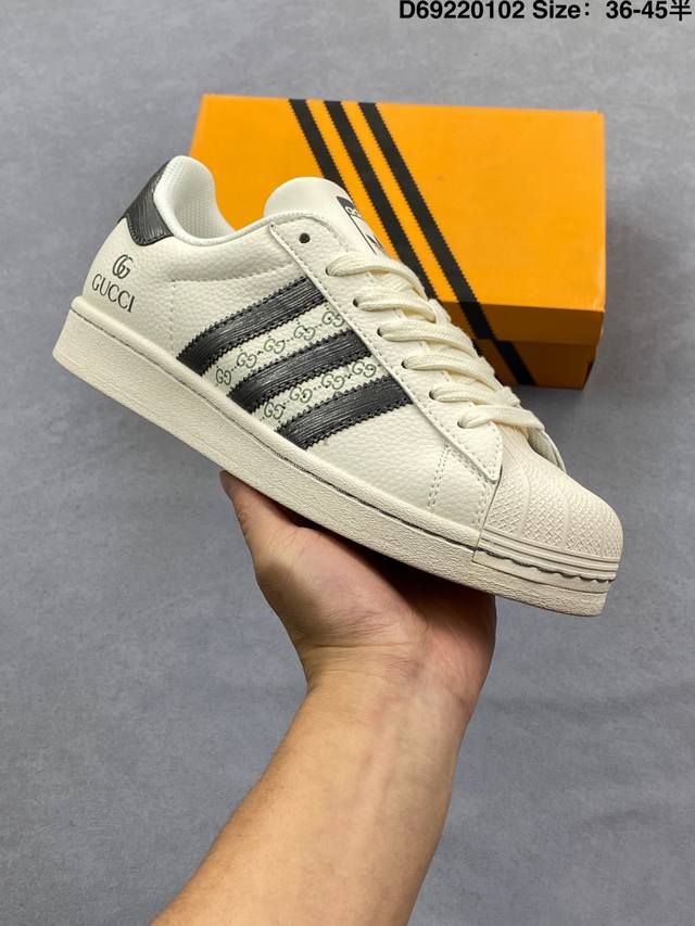 Adidas Originals Gazelle Indoor Shell Toe Trefoil Casual Non-Slip Wear-Resistan