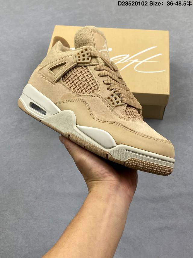 Nike Air Jordan 4 Retro, Michael Jordan AJ4 Mid-Top Retro Casual Sports Culture