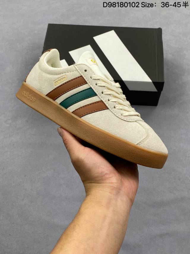 Authentic Adidas Vl Court 2.0 Adidas versatile suede, non-slip, wear-resistant,