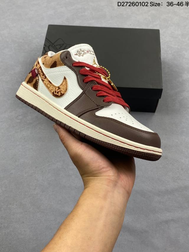 Nike Air Jordan 1 Year of the Horse Limited Edition (CNY) Comfortable Fit Low-T