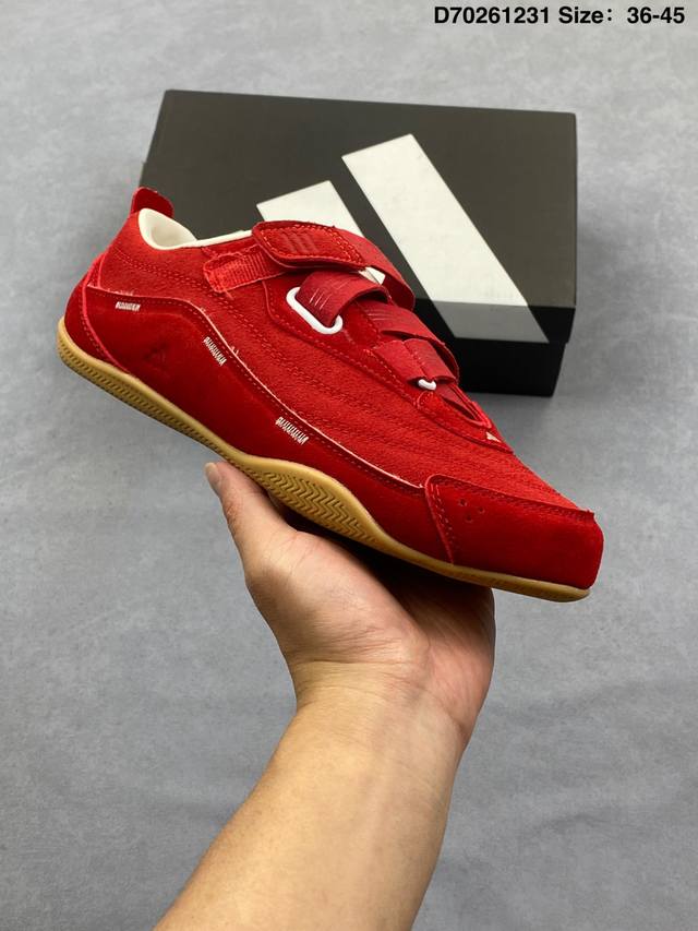 Adidas Urban Reverie Leather Suede Fos City Functional Ballet Style Sporty Comfo