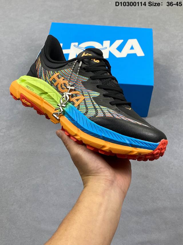 Company Grade Hoka One One Mafate Speed 4 Low-Top Casual Training Running Shoes