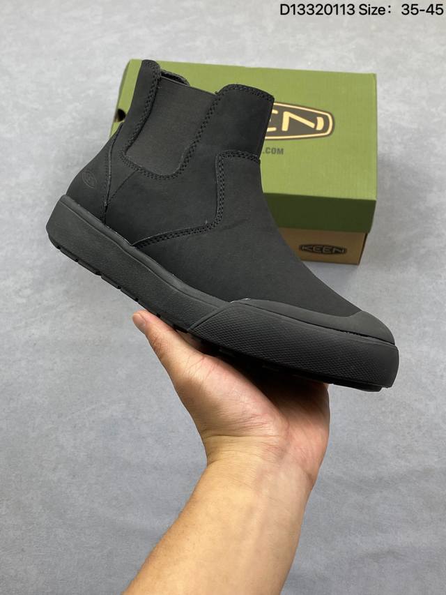 Company Grade: Keen Elena Chelsea Slip-on Boots, Casual Non-slip Outdoor Martin