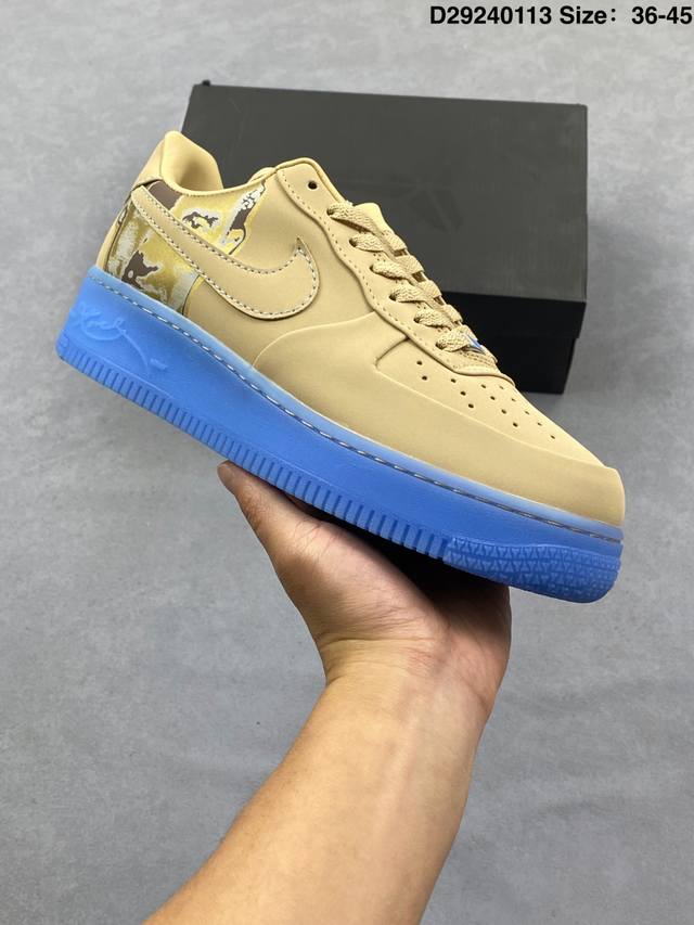Nike Air Force 1 '07 Low. A versatile, platform, low-top, casual athletic shoe