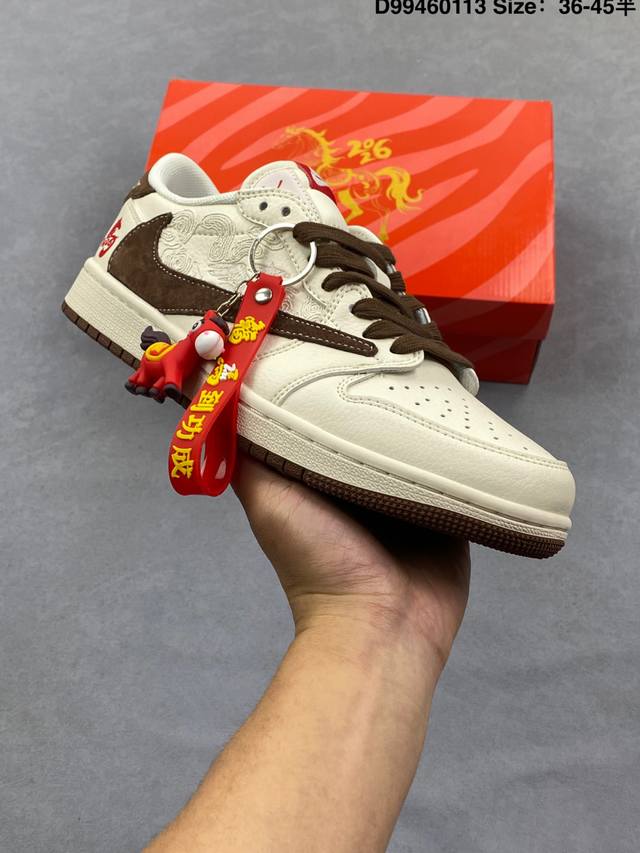 Company Grade AJ1 Travis Scott X Air Jordan 1 "Reverse Mocha" AJ1 Jordan 1 Ts L