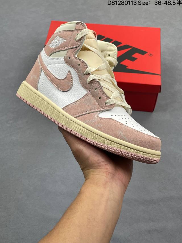 First Layer with Half Size DDD Air Jordan 1 High Og Baroque Brown High-Top AJ1