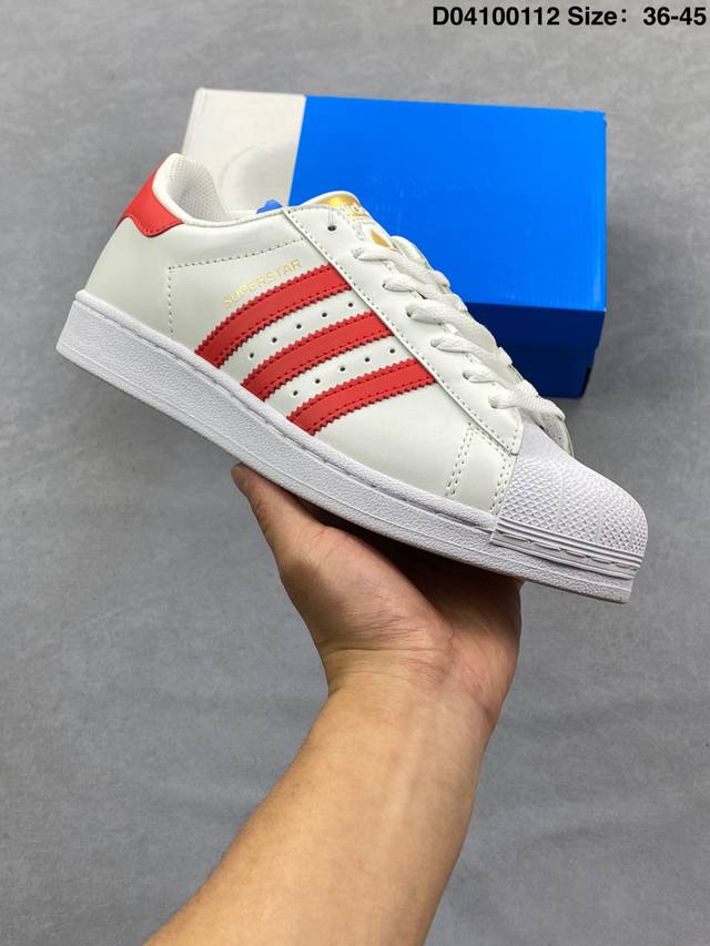 Adidas Originals Superstar Shell Toe Low-Top Classic Versatile Casual Sports Sn
