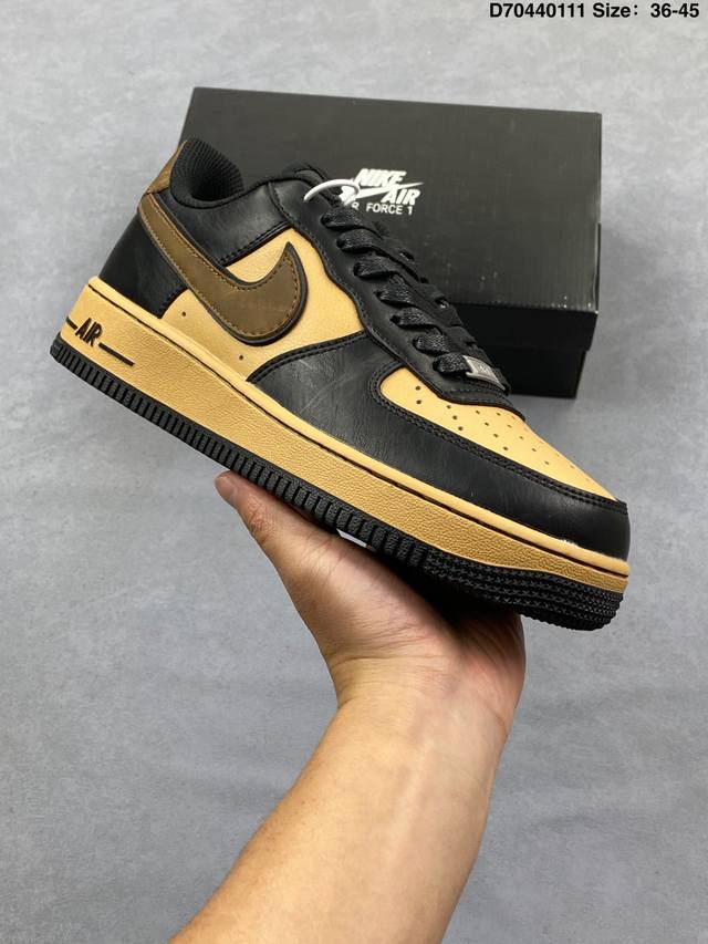 Nike Air Force 1 '07 Low-top versatile casual sneakers. Soft, responsive cushio