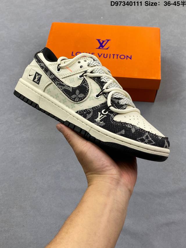 Nike Dunk Low Retro 'DIY High-End Custom' Nike Low-Top Casual Sports Sneakers DD