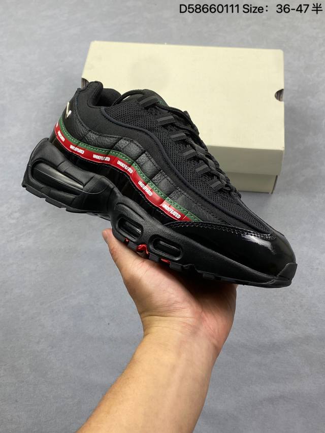 Nike Undefeated X Nk Air Max 95 White Five Stripes Collaboration Low-Top Casual