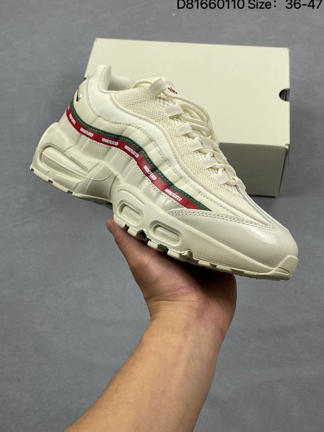 Nike Undefeated X Nk Air Max 95 White Five Stripes Collaboration Low-Top Casual