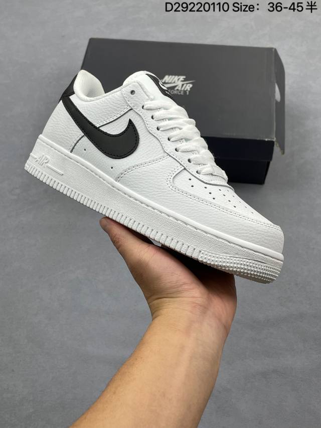 Nike Air Force 1 Low'07 Low-top Casual Sneakers, Custom Leather, Original Last a