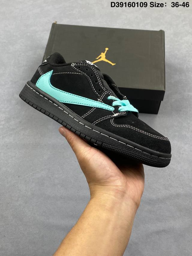 Nike AJ1 Travis Scott X Air Jordan 1 DDD Reverse Mocha AJ1 Jordan 1 Collaboratio