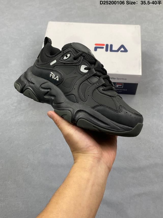 Company-grade Fila Trek 1S We DDD Fleece Mid-top Height-Increasing Functional Sn