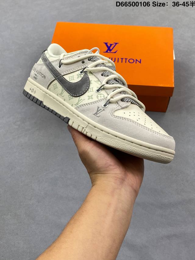 Company Grade Nike Dunk Low Retro 'DIY High-End Custom' Nike Low-Top Casual Spo