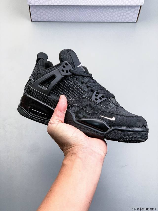 Air Jordan 4 AJ4 mid-top retro casual sports basketball shoe. Adhering to the de