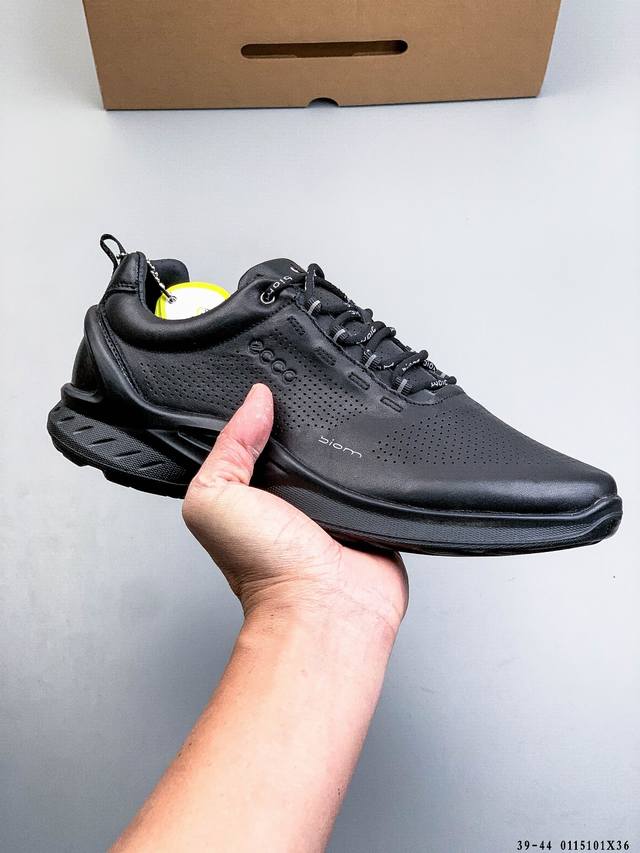 Company Grade! Ecco Men's Classic Lisbon Lace DDD Street Fun Series Lace-up Casu