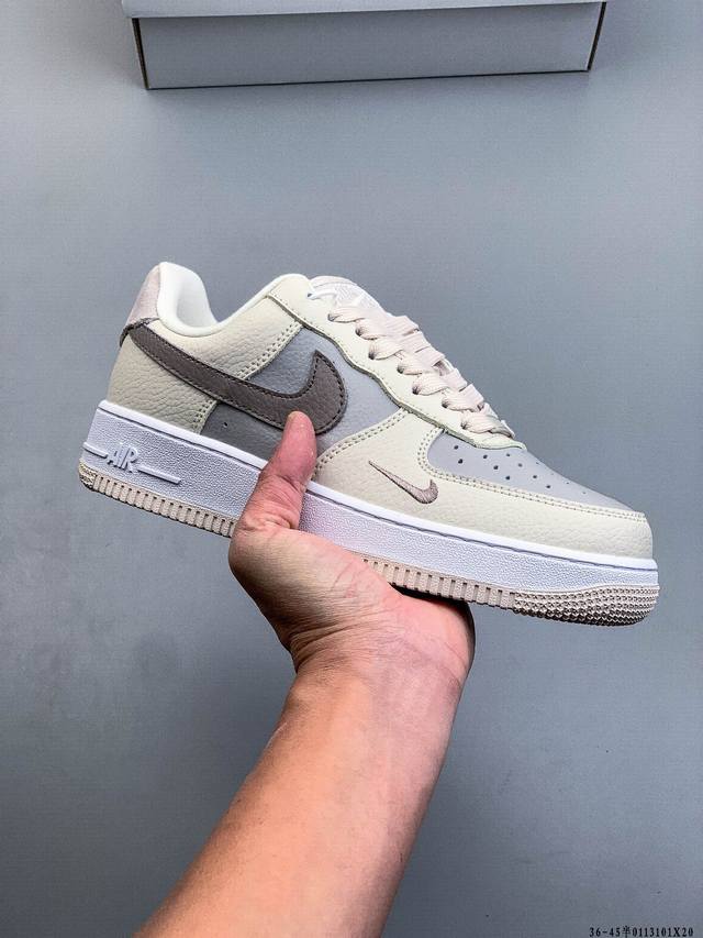 Authentic label on second-layer! Nike Air Force 1 Low, classic and versatile cas