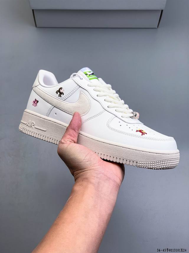 Authentic label on second-layer! Nike Air Force 1 Low, classic and versatile cas