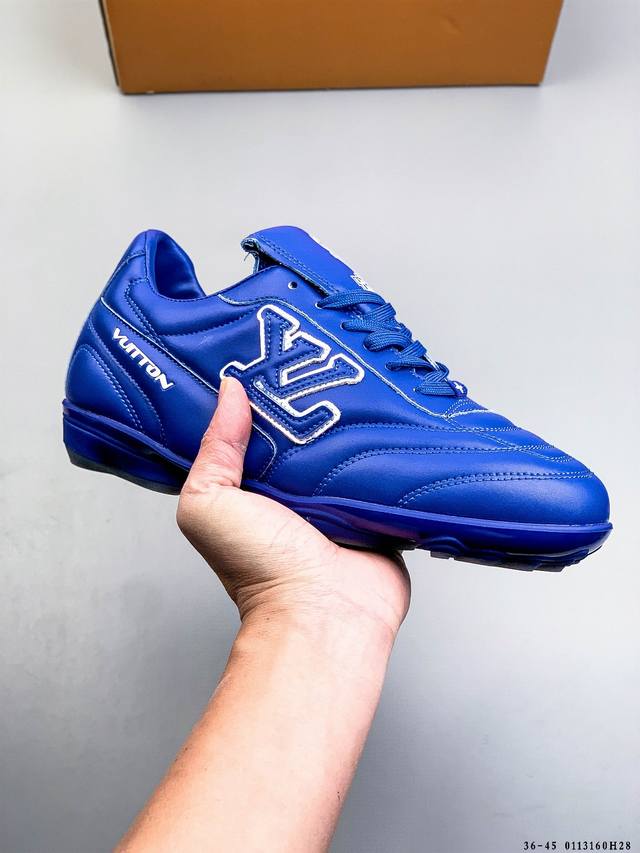 Louis Vuitton X Nigo Collaboration Sneakers Buttersoft Fw25 Round Toe Lace-up L