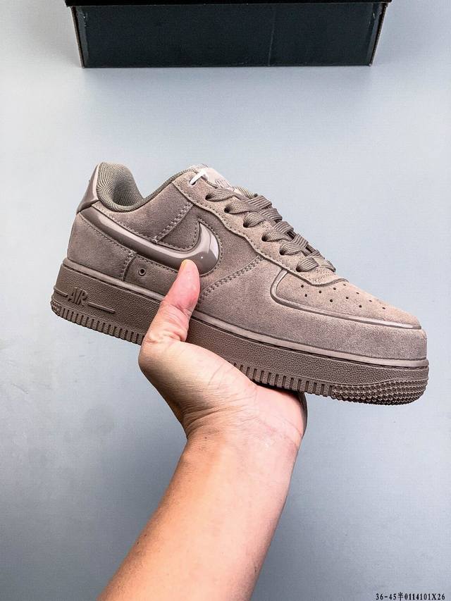 Authentic label on second-layer! Nike Air Force 1 Low, classic and versatile cas