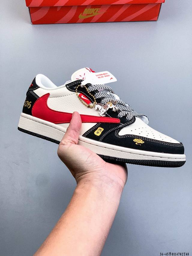 Nike Air Jordan 1 Low (AJ1) - A low-top trendy casual sneakers. Perfectly craft