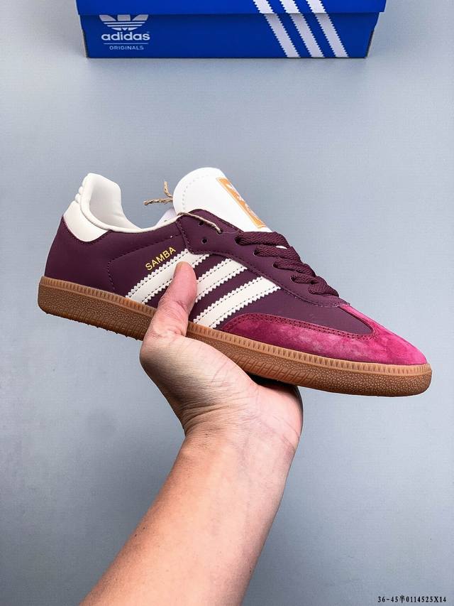 Authentic label on second-layer! Adidas Samba Og classic shoe DDD The Adidas Sam