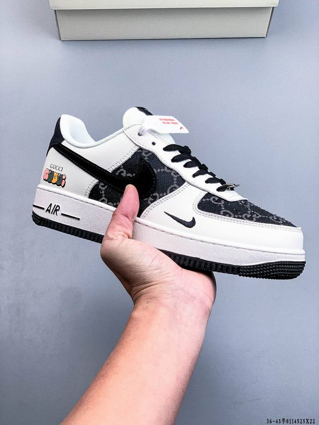 Authentic label on second-layer! Nike Air Force 1 Low, classic and versatile cas