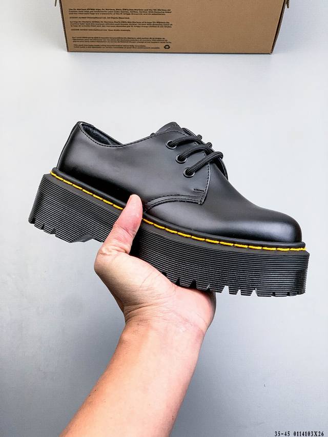 Dr. Martens Sinclair Series British Knight Punk Retro Motorcycle Thick-Soled Chu