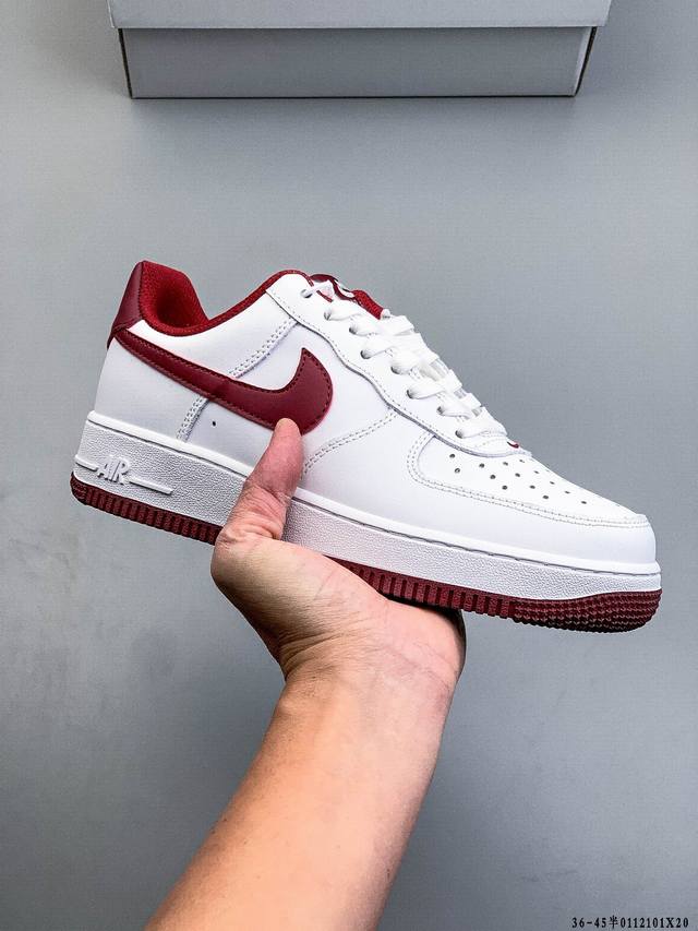 Authentic label on second-layer! Nike Air Force 1 Low, classic and versatile cas