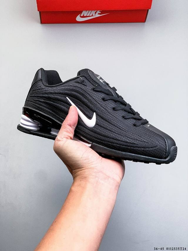 Authentic Nike Shox R4 Series Low-Top Sports Casual Cushioned Sneakers DDD Offic