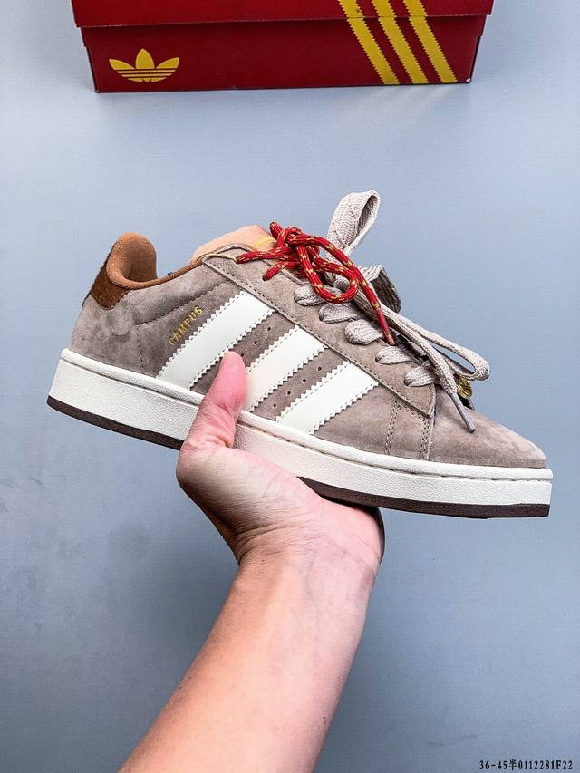 Adidas Originals Campus 80s Classic Retro Low-Top Versatile Casual Sports Sneake