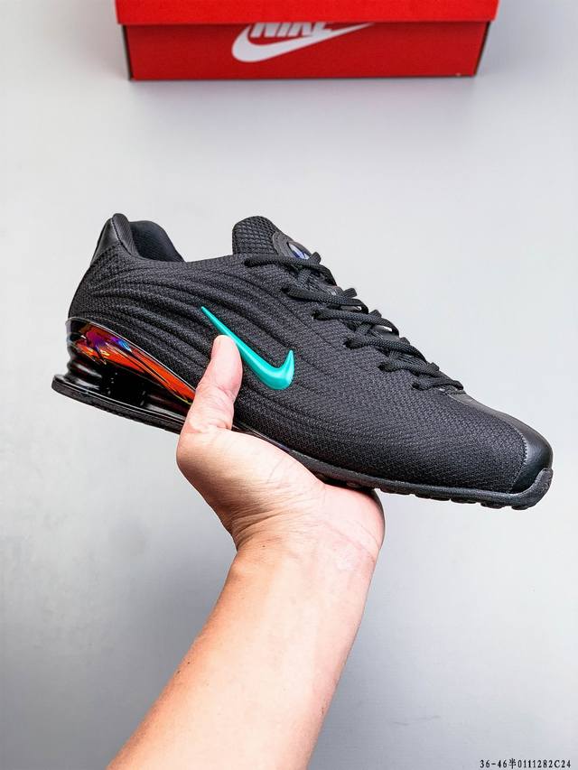 Authentic Nike Shox R4 Series Low-Top Sports Casual Cushioned Sneakers DDD Offic