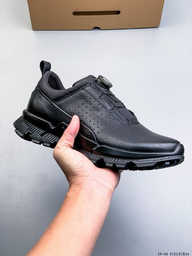 Company Grade! Ecco Men's Classic Lisbon Lace DDD Street Fun Series Lace-up Casu