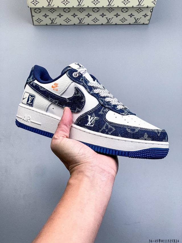 Authentic label on second-layer! Nike Air Force 1 Low, classic and versatile cas