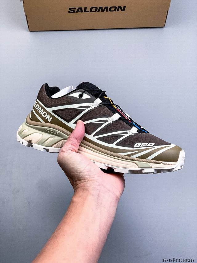 Salomon Xa Pro Xt-6 Expanse Outdoor Trail Running Shoes. The upper features Sens